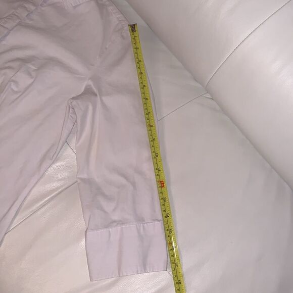 Zac & Rachel White Button Down Ruffle 3/4 Sleeve Women’s Shirt Size S - Picture 5 of 9